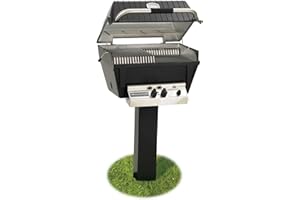 BROIL MASTER Broilmaster P4-xfn Premium Natural Gas Grill On Black In-ground Post