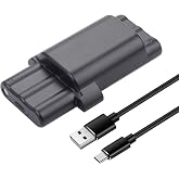 1-Pack Battery Compatible for Brady Portable M210, M210-LAB, BMP21-LAB | and BMP21-PLUS BMP21-PLUS-BATT G6120161 Label Printer, Upgrade 7.4V 2400 mAh/17.76 Wh With USB Type-C Charging