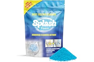 Splash Foam Toilet Cleaner - Self Activating Cleaning Powder for Toilet Bowl Cleaning