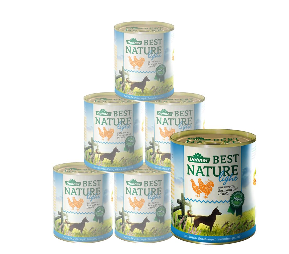 Dehner Best Nature Dog Food Light Chicken and Carrots with Safflower Oil