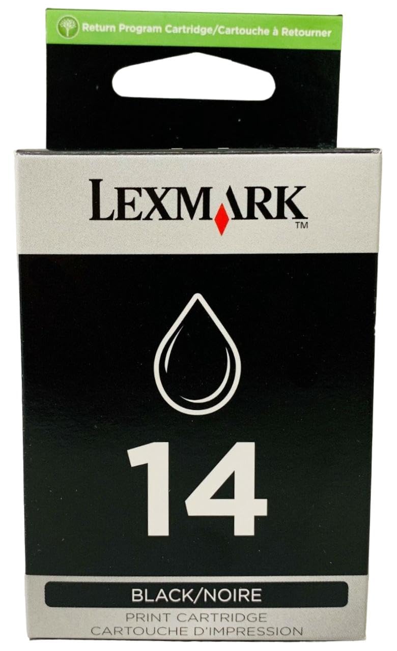 Lexmark Ink Cartridge No. 14 1x Black 175 Pages Hard Case LRP