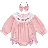 Socutebabe My First 1st Birthday Outfit Baby Girl 1 Year Old Clothes One Silly Goose Bubble Romper Onesie Fall Winter Clothes