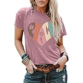 Women 70s Hippie Shirts Peace Love Soul Inspirational Hippy Tops Vintage Graphic Tees Short Sleeve - Sleeveless