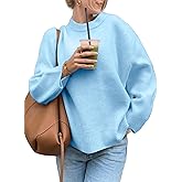 SKAYS Women's 2025 Oversized Sweater Cozy Chunky Pullover Long Sleeve Crew Neck Fall Sweater Trendy Winter Top