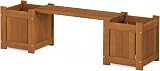 Furinno FG20464 Hardwood Mini Planter Box Meranti Natural 26.16 x 100.33 x 29.72 view 8