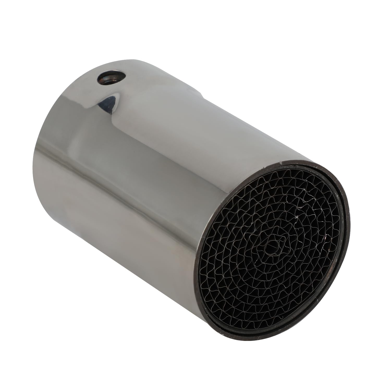 JFG RACING Exhaust Pipe Baffte 1.89" OD x 2.6" Length Stainless steel Universal Motorcycle Exhaust Muffler Insert DB Killer Silencer With Adjustable Screw