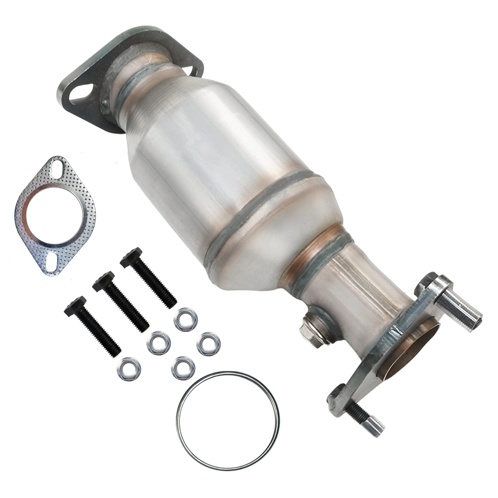 Photo 1 of PULCHERFLOW Front Left Catalytic Converter Compatible with 2005-2018 Nissan Frontier, 2005-2012Nissan Pathfinder, 2012 Nissan NV2500/NV3500 4.0L Catalytic Convertor High Performance (EPA Compliant)