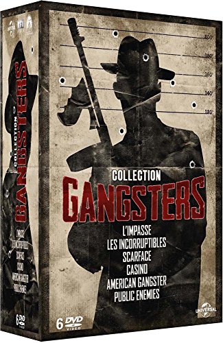 Collection Gangsters : Public Ennemies + Les Incorruptibles + Scarface + American Gangster + L'impasse + Casino - Pack