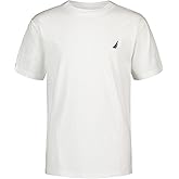 Nautica Boys Short Sleeve Solid Crew Neck T-Shirt, Soft, Comfortable, Relaxed Fit