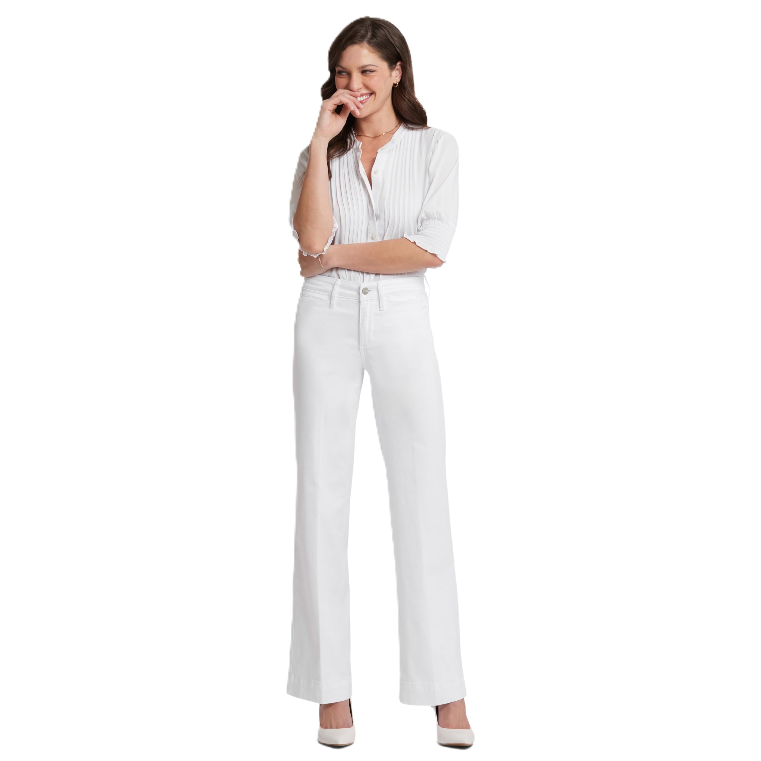 NYDJ Missy Teresa Trouser Jean, Optic White, 2