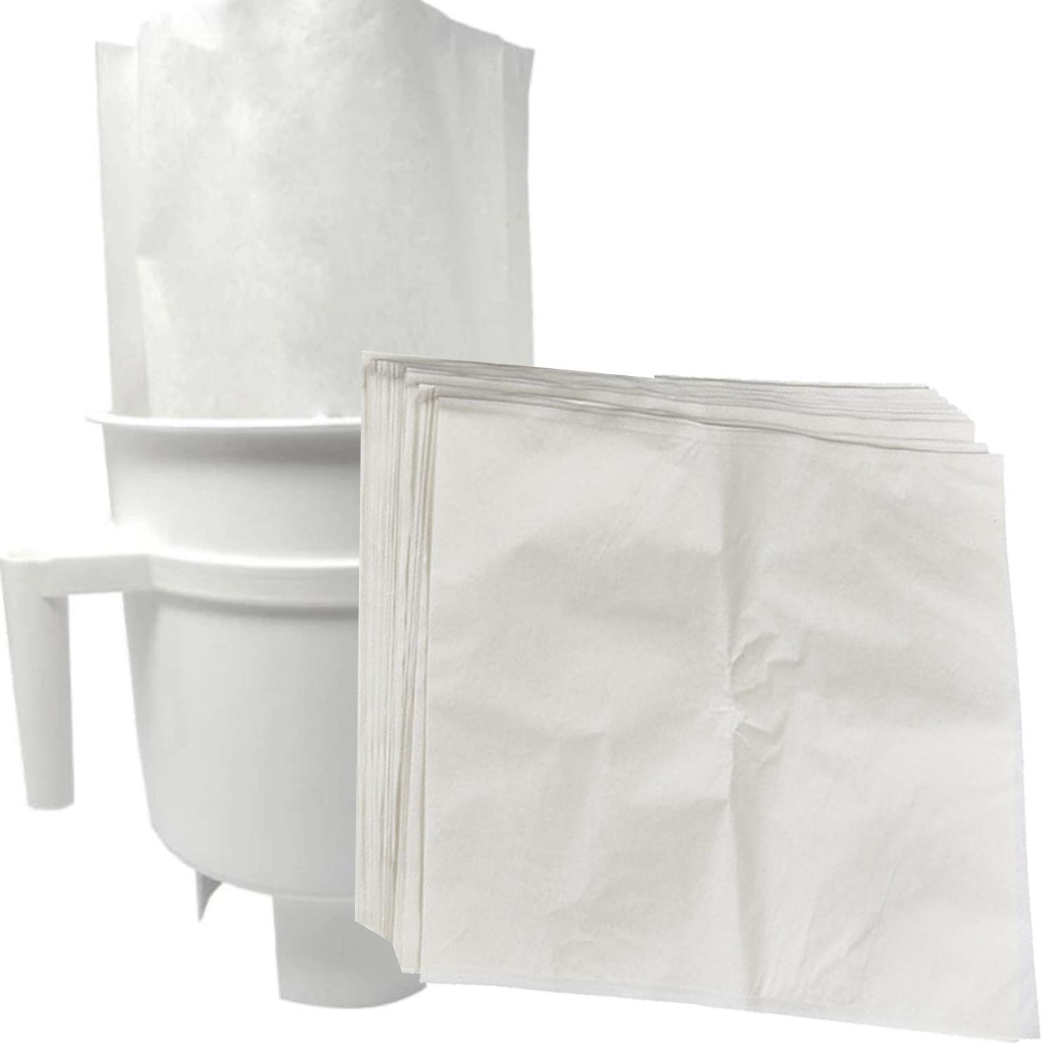 Photo 1 of IMPRESA Cold Brew Filter Bags - 11.25" x 13" White Paper, 30 Pack - Disposable & Quick-Drain Rip-Resistant Sheets for Cold Brew Coffee Maker - Compatible with Toddy