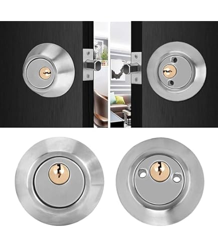 Baldwin SCTSD150 Reserve Single Cylinder Traditional Square Deadbolt In Satin Nickel Finish - View #6