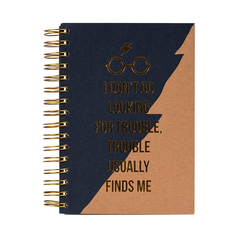 Harry Potter Trouble A5 Premium Wiro Hardback Journal Notebook Note Pad