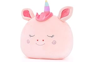 Lazada Stuffed Unicorn Plush Kids Pillow Toys Gift for Toddler for Girls Pink 15 Inches