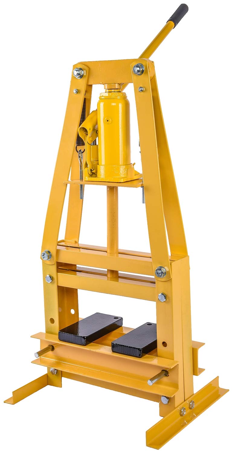 JEGS 81635 Hydraulic AFrame Shop Press 6Ton Bench Top Mount Working Range Up Find Hydraulic