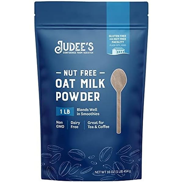 JUDEE’S OAT MILK POWDER 1 LB – VEGAN,...