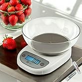 Digital Kitchen Scale with Removable Bowl, 5000g/11lb Capacity, 0.1oz Accuracy, Cooking/Baking/Weight Loss, 2 Modes, Tare Fea