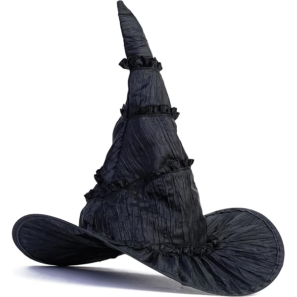 Costume Complet Sorcière Halloween Femme - Cape, Chapeau, Manches, Bas, Masque & Ongles