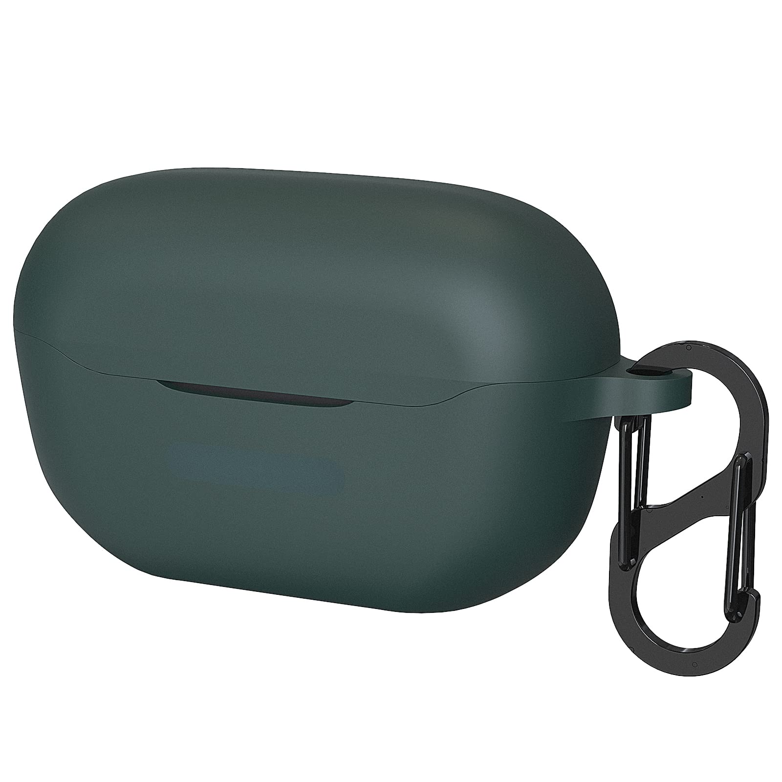 Geekria Silicone Case Cover Compatible with JBL Endurance Race True Wireless Earbuds, Earphones Skin Cover, Protective Carrying Case with Keychain Hook, Charging Port Accessible (Green) — image 1