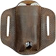 Hide & Drink, Multi-Tool Holder for Belt, Tool Holster for Waist, Pocket Knife Set Case, Outdoor Accessories, Full Grain Leather, Handmade