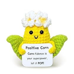 Positive Crochet Corn with Confidence Emotional