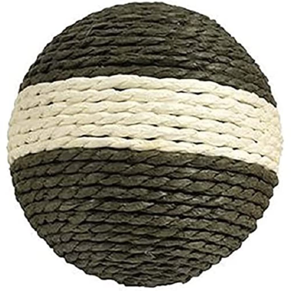 Bobby Boule - Cat scratching ball, Cat toy in recycled rope, Green, 10 CM
