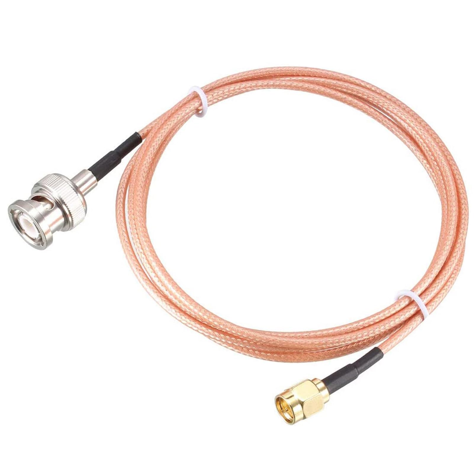 MACHSWON RG316 Coaxial Cable with BNC Male to SMA Male Connectors Low Loss Coax Cable 50 Ohm 4 Ft For CCTV,DVR,Camera,Video Signals