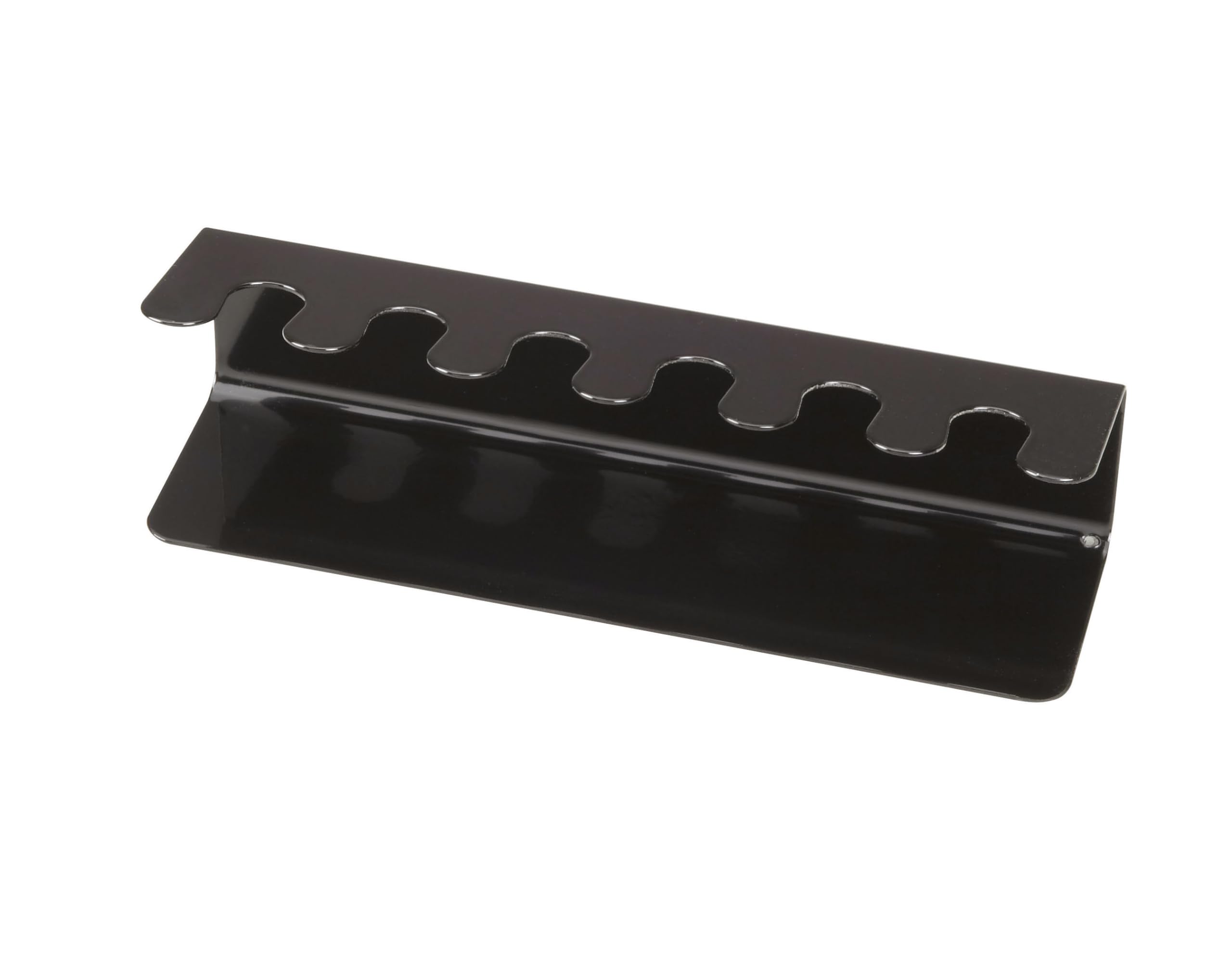 MAUL Straight Form 6 Stamps Premium Stamp Holder Metal Stamp Rack - Black