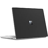 Clear Case for 13.8" Microsoft Surface Laptop 7 2024 Release (Model: 2036), PC Hard Shell Cover with Shockproof Protective Slim Snap Easily Install,Frosted Black