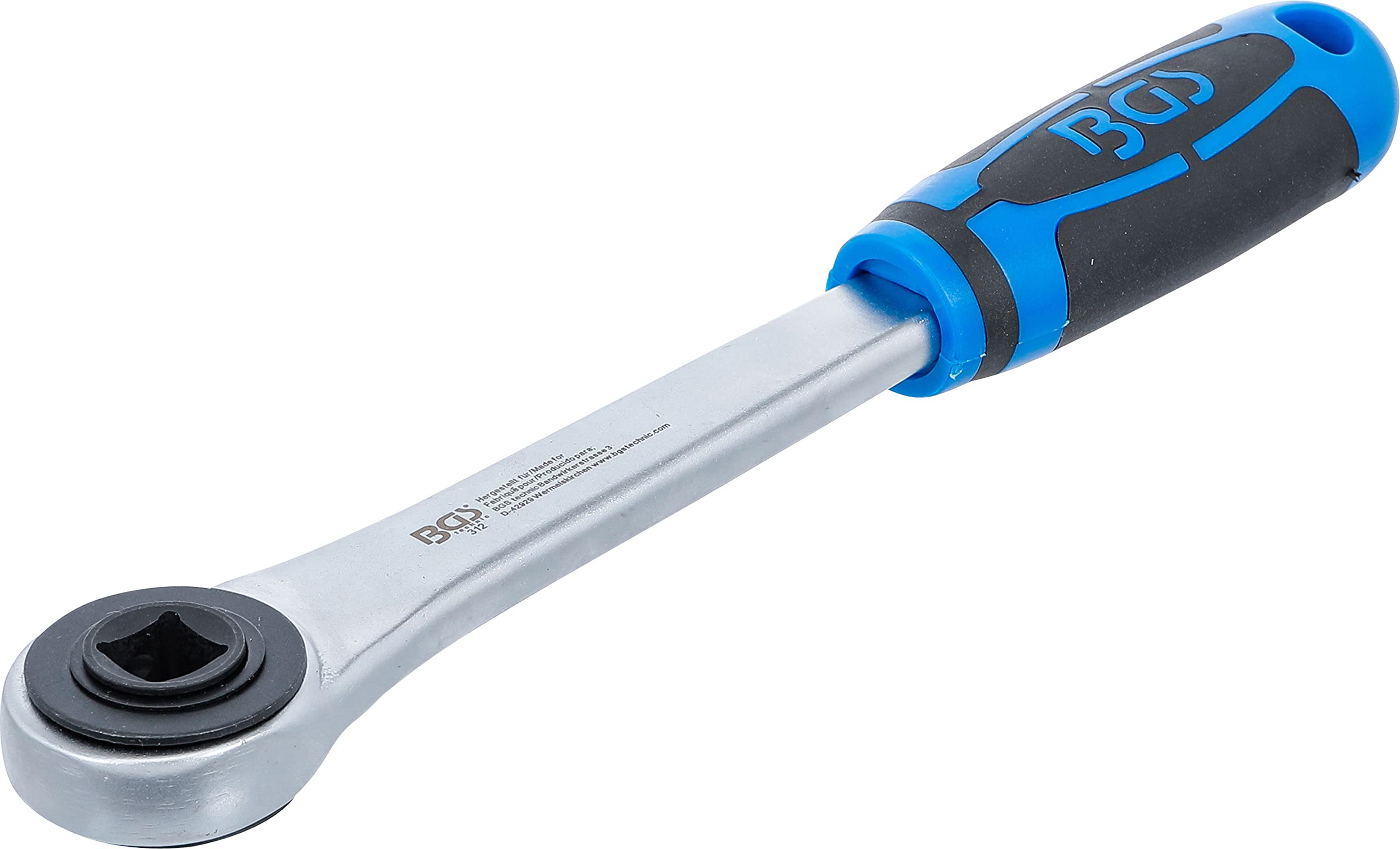 BGS 312 | Push-through Ratchet | internal square 12.5 mm (1/2")
