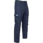 VANDISI FR Ripstop & Waterproof Pants for Men 6.5oz Flame Resistant Pants 100% C 6-Pockets with Double Reinforced Knees CAT2
