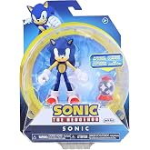 Jakks Pacific Sonic The Hedgehog 4 Inch Figure | Sonic (Modern) with Invincible Item Box
