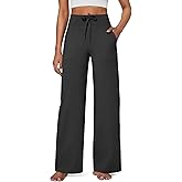 G4Free EverGoing Wide Leg Pants for Women Yoga Pants High Waist Sweatpants with Pockets Stretch Lounge Pants Comfy Workout