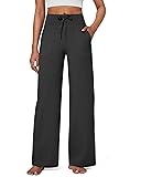 G4Free Wide Leg Yoga Pants with Pockets for Women