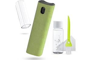 Screen Cleaner Touchscreen Mist Spray, walrfid Cleaning Kit for Electronic Smart Phone TV, Laptop, Tablet, PC, Computer LCD Flat Screens, Eyeglasses, Compatible with iPhone iPad MacBook Pro - Green