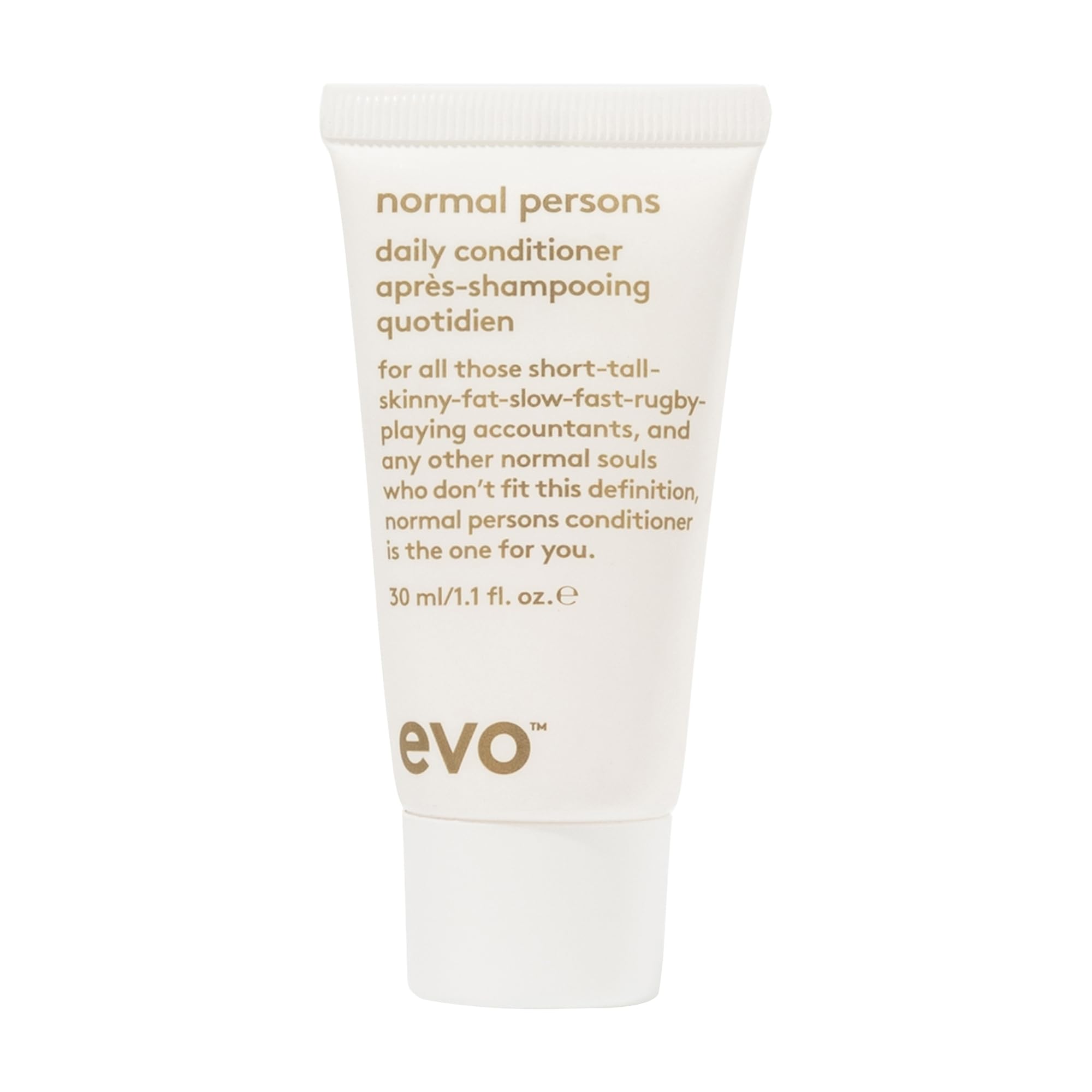 Evo Normal Persons Daily Conditioner - Travel Size Lightweight Daily Conditioner, Improve Hair Manageability & Refresh the Scalp - 30ml