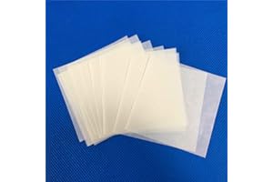 Rebrisbol Weighing Paper 1000pcs, 4 x 4 Inches Laboratory Sample Weighing Paper, Non-Stick Non-Absorbing, High-Gloss for Scale Measurement Samples Transfer