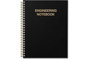 Engineering Notebook/Engineer Graph Paper Notebook - (.25" Grid Format), Lab Notebook Quad Ruled Book with Grid Pages: Table 
