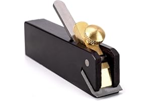 Mini Ebony Wood Planer Hand Tool Unxuey Flat Bottom Plane Tool Wood Trimming Plane for Woodworking Wooden Planing for Joinery Woodcraft Guitar Instrument