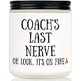 Niyewsor Scented Candles- Coach Gifts, Basketball Coach Gifts, Gifts for Coach from Football/Soccer/Softball/Baseball Team, Birthday/Thank You Gifts for Athletic Trainer, Personal Trainer