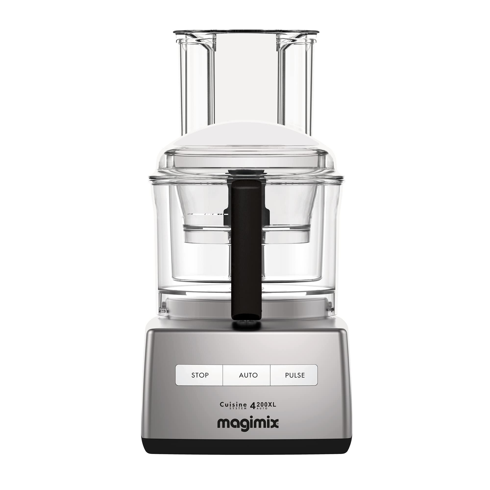 Magimix 4200XL Food Processor - Multifunctional 6 in 1 Food Preparation, 3L BPA-Free Bowl, Professional Quality Ultra-Sharp Blades, Quiet Energy Efficient 950W Motor With 30 Year Guarantee - Satin