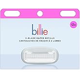 Billie Women’s Razor Refill Blades 5-Blade Cartridges - 12 count