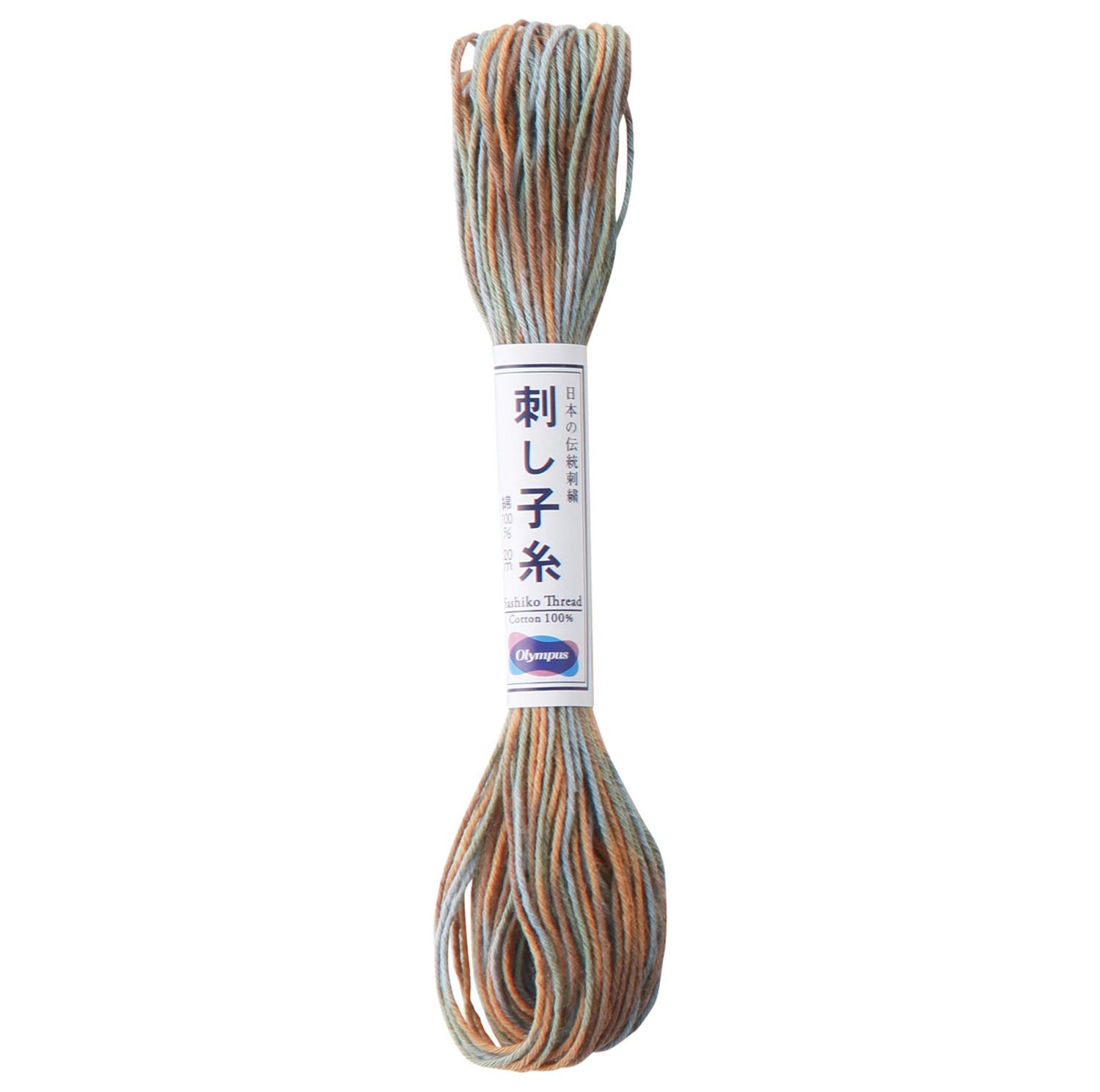 Olympus Sashiko Thread 20m Skein Col. 91 Colourful Variegated Japanese Embroidery & Quilting