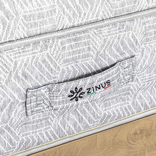 ZINUS Italian Made 12 Inch Pocket Spring Hybrid Mattress / Pressure