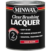 Minwax Brushing Lacquer, Gloss, Clear, 1 Quart