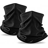 KUKASEN Winter Large Breathable Neck Warmer Scarf Fleece Women Men Skiing, Cold Weather Neck Gaiter Face Mask