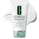 Clinique All About Clean 2-in-1 Cleansing + Exfoliating Jelly, Face Wash &amp; Exfoliator With Salicylic Acid For All Skin Types, 5 Fl Oz