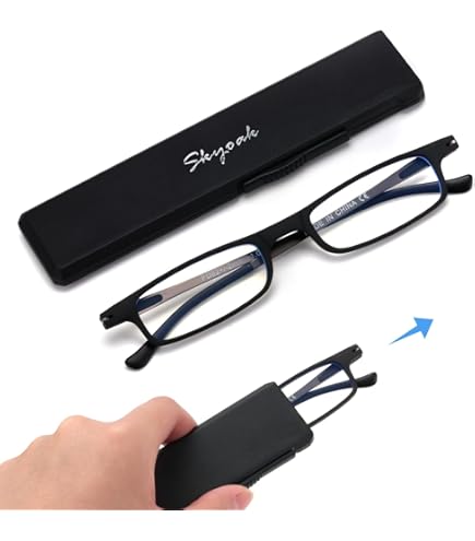 Rimless Blue Reading Glasses +3.0 Ilovemyreadingglasses