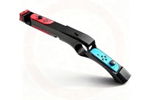 INITMMO Gun Controller for Nintendo Switch/Switch OLED Controller Shooting Games Wolfenstein 2:The New Colossus,Resident Evil,Big Buck Hunter and Others,for Switch Hand Grip Hunting Game Accessory