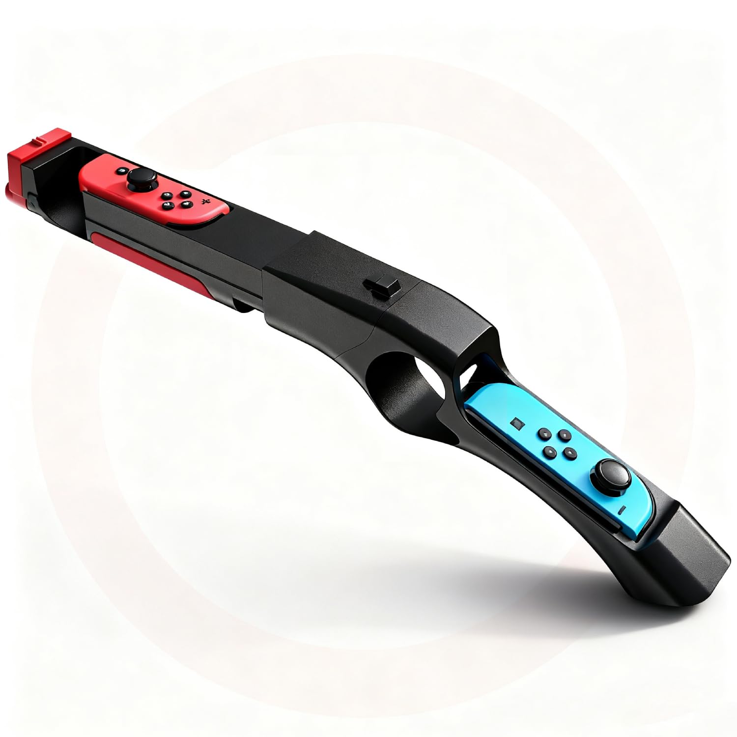 INITMMO Gun Controller for Nintendo Switch/Switch OLED Controller Shooting Games Wolfenstein 2:The New Colossus,Resident Evil,Big Buck Hunter and Others,for Switch Hand Grip Hunting Game Accessory